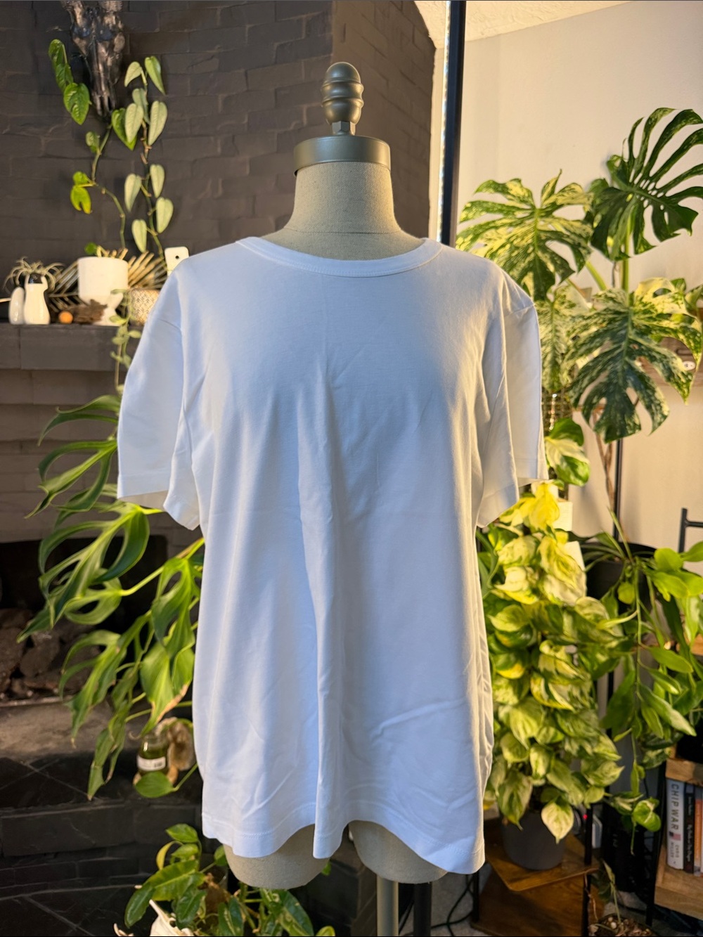 Madewell White Short-Sleeve Crewneck Tee